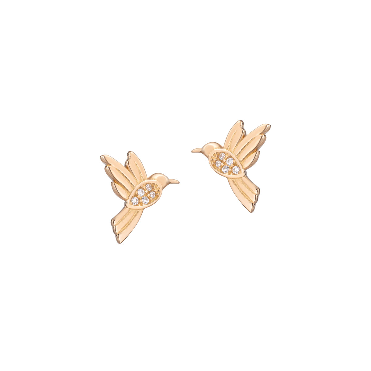 zoc790e-main گوشواره طلا طرح پرستو - Image 1